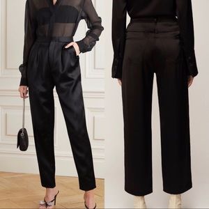 NWT Pringle of Scotland Italy Black Cuffed Pants
